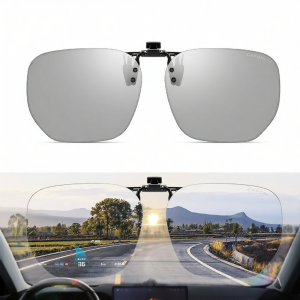 CAPONI | Day and Night Driving HUD Clip-On Polarized Glasses