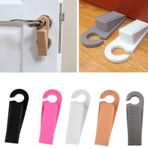 SWEET 2PCS ตะขอยาง ที่กั้นประตู ที่กั้นประตู โช้คอัพ ลิ่มประตู กันลม นุ่มนุ่มๆ โฮมออฟฟิศออฟฟิศ