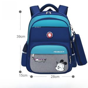Bobdog Lightweight Childrens Backpack School Bag for Primary Students Boys Girls Grade 1-6 Spine Protection Load Reduction