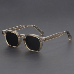Boho Retro Polarized Sunglasses for Men Frame Polygonal Womens Sunglasses Outdoor High Quality Travel Glasses