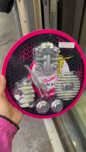 Bộ ốp 5 món đầu bò CNC Salaya xe Wave- Dream.