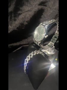 Iced Out Watch for Men Gold Watch for Men Hip Hop Fashion Cool Bling Gold Diamond Luxury Mens Watch Dropshipping Relogio