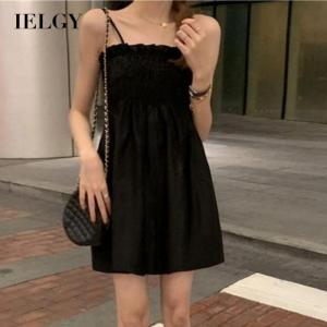 IELGY Phong Cách Thời Trang Nhẹ Nhàng Và Quen Thuộc Có Thể Điều Chỉnh Khí Chất Đầm Dây Cho Nữ
