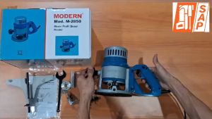 MODERN M-2850 Mesin Router 12mm Besar Profil Kayu Wood Trimmer M2850