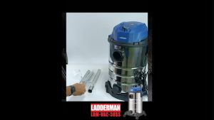 LADDERMAN 30L Stainless Steel Wet and Dry Vacuum Cleaner Heavy Duty Home Commercial Penyedut Habuk Vacum Rumah