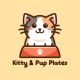 Kitty & Pup Plates