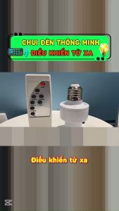💡 Đui Đèn Thông Minh Điều Khiển Từ Xa – Tiện Lợi An Toàn Dễ Sử Dụng! 💡K1-9.6