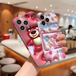 Hontinga All-inclusive Film Casing For VIVO S1 IQOO 11 5G T1 Pro 5G Case Korean film Phone Case Cartoon Lotso Bear Back Casing lens Protector Design Hard Cases Shockproof Shell Full Cover Casing For Girls