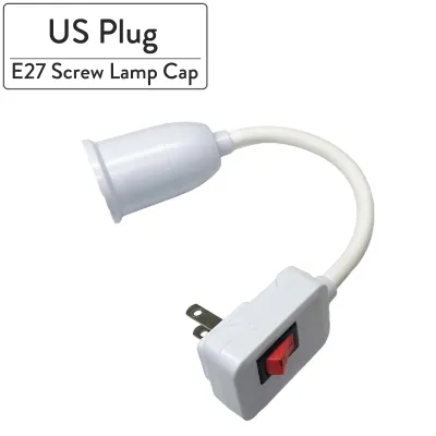 E27 Lamp Base Flexible Bend Mobile Test Light Socket Light Adapter Plug Switch Lamp Holder EU US UK Plug For LED Lamp Base