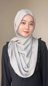 (COD) Pashmina satin Silk Original Premium Pashmina cardenza kerudung PASHMINA SILK TEXTURED PREMIUM