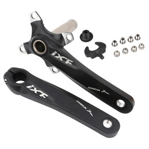 IXF MTB 104BCD Crank 32T 34T 36T 38T Mountain Bike Cranks 170MM Hallowtech Crankset Ultra Light Aluminum Alloy Crank Arm With Bottom Bracket & Chainring Bicycle Crank kit(IXF-ZKQB)