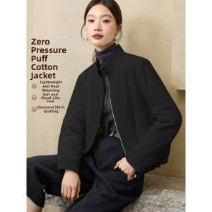 MOHANYIMEI | Zero-Pressure Bubble Lightweight Warm Slim Stylish Short Jacket