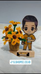 Kado Hari Guru Hiasan Meja Guru / Buket Hari Guru / Teacher Day