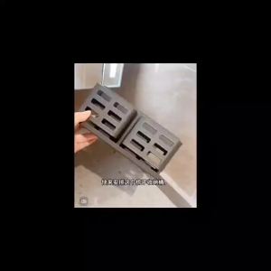 Hộp Đựng Bàn Chải Đánh Răng Dao Cạo Lược Bằng Nhôm Không Gian Gắn Tường Không Cần Khoan Dùng Cho Nhà Tắm Nhà Bếp