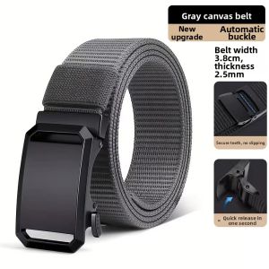 rosekey | Automatic Buckle Canvas Tactical Work Casual Belt