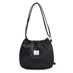 MYEDITION | Myedition Satin Crossbody Bag Womens Underarm Single Shoulder Party Bag Shell Shape Soft Polyester Inner Material Drawstring