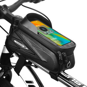 ThinkRider Bike Bag 2L Frame Front Tube Cycling Bag Bicycle Waterproof Phone Case Holder 7 Inches Touchscreen Bag Accessories