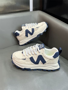 Trendy Mens Sporty Casual Shoes Breathable Mesh Upgraded Dad Shoes Versatile Heightening Thick Bottom Running Shoes