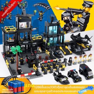 Jiaai | Police Station Building Blocks Set Educational Assembly Toy