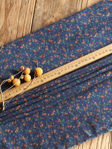 ผ้ากำมะหยี่พิมพ์ลายดอกไม้ ผ้าฝ้าย แบบ ทำมือ สำหรับงาน DIY จำนวน เดรส ชิ้น ผ้าตกแต่งบ้าน แผ่นฟองน้ำลายภูเขาเหนือ ไดอารี่