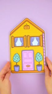 Fox Family Doll House Busy Book for Kids