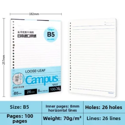 KOKUYO | Slim Removable B5 Binder Notebook