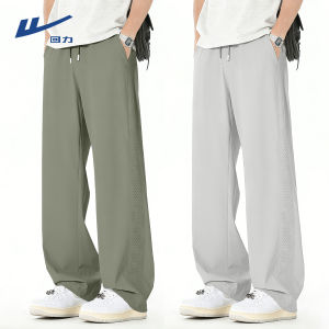 Warrior | Summer Thin High-Quality Camouflage Green Mens Casual Straight Leg Pants
