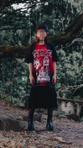 DGRAVE CREATIONS BANE TIE DYE T-SHIRT