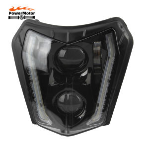 Đèn Pha LED E24 Cho Xe Máy KTM 690 SMC R Enduro R 125-500 EXC XC-W XCF-W Dirtbike Chiếu Xa 2857lm Chiếu Gần 1521lm 6500K