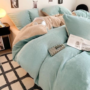 New Safe for Infants Coral Fleece Bedding Set