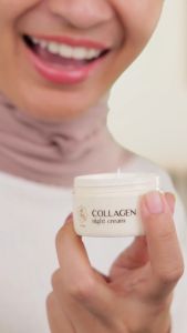 VIVA Collagen Night Cream krim malam Colagen 22 gr