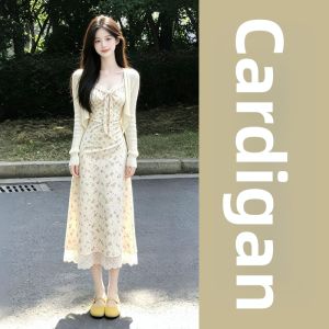 Y6Y | 2026 Trendy Korean Style Floral Halter Neck Dress