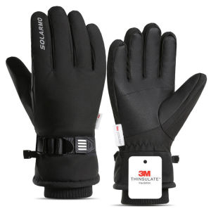 GTUBIKE Cycling Gloves Winter Touch Screen Motorcycle Gloves Outdoor Scooter Windproof Riding Ski Gloves Warm Bike Gloves