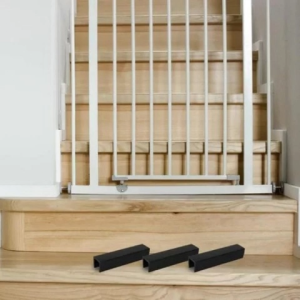 4pcs Dog Gate Reinforcer Safety Door Reinforcement Slot Durable For Door Stair Pet Supplies