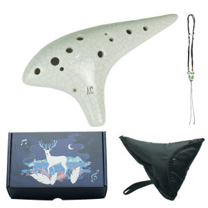 Miwayer Ocarina12 Tones Alto C High Quality Ocarina Classic Flute Musical Instrument Good Gift for Beginners Chinese Tao