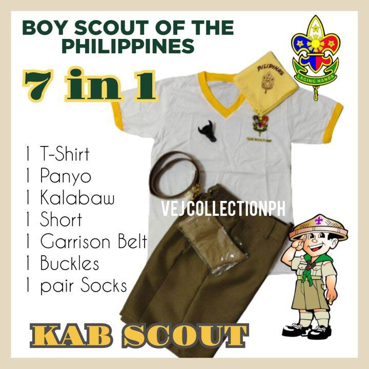 TIPID SET ‼️ KAB SCOUT / KID SCOUT / BOY SCOUT UNIFORM | Lazada PH