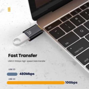 NNBILI 10A USB A To USB C OTG Adapter Type C to USB Converter USB 3.0 Adapter For Xiaomi 14 MacBook USB To Type C OTG Connector