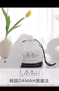 DAMAH Dark Magic Face Towel (5x80sheets/roll) Korea Disposable Cleaning Face Towel Multi-Purpose Makeup Remover Pads Dry & Wet Dual Use Suitable for Sensitive Skin & Baby