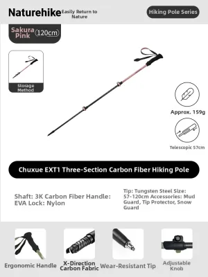 NatureHike | Carbon Fiber Ultra-light Adjustable Trekking Poles