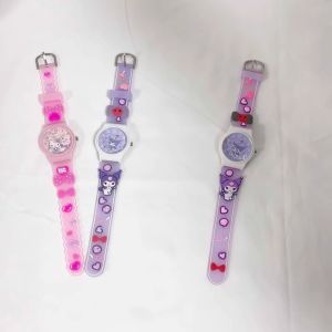 Mamibayi Sanrio Jam Tangan Anak Melody Kuromi 3D Jam Tangan Silikon Kids Watch Lucu