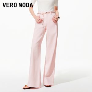 Vero Moda | Quần Jeans Chân Rộng Màu Thu Cotton