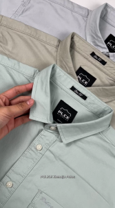 Kemeja Polos Cotton Slim Fit Pria: Kualitas Tinggi untuk Acara Formal & Sehari-hari