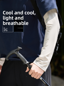 miiow | Mens Ice Silk Arm Sleeve Covers UPF50+ Summer 2025 New Hiking Fishing UV Protection Arm Guard MiiOW Cat Man Brand