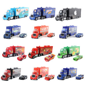 Disney Pixar Cars 3 Diecast Metal Lightning McQueen Và Mack Truck Hoạt Hình Nhân Vật Đồ Chơi Mô Hình Xe Cho Trẻ Em Quà Tặng Sinh Nhật