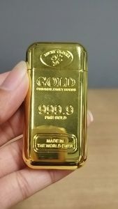 Lighters Galore - TORCH 333 (LUCKY CLOVER GOLD BAR 999.9 FINE GOLD)