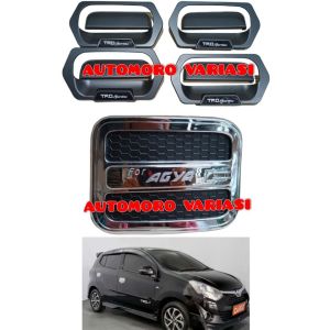 Paket Handle Outer Tank Cover Agya Ayla 2012-2022 Outer GR Sport TRD Sportivo Paket pelindung Handel pintu Agya