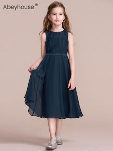 Girls Short Evening Dress Childrens Poetry Recitation Choir Command Uniform Kids Concert Violin Performance