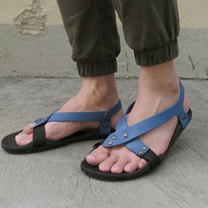 Sandal Karet Pria Dewasa Terbaru Camou Borneo Blue Kuat Tahan Air Empuk Tebal Anti Licin dan Keren