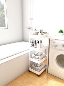 Kidscompany 2/3/4/5 Layers Trolley Cart Moving Rack Kitchen Storage Shelf Cabinets Bedroom Bathroom Organizer