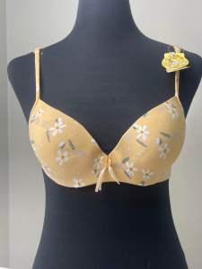 COD Womens Push Up / Strapless Bra Floral Designed 1pc Cup B
